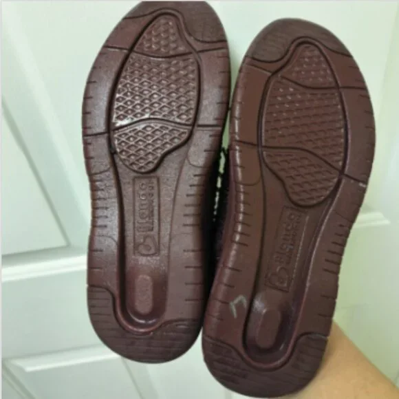 Blondo Kanon Rhinestones Sneakers Casual Upscale Athletic Shoes Size 7.5 Maroon - Picture 7 of 17